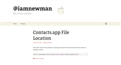 Desktop Screenshot of iamnewman.com